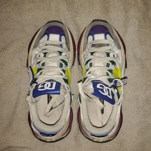 Dolce & Gabbana Multicolor Sneakers with Purple and Green